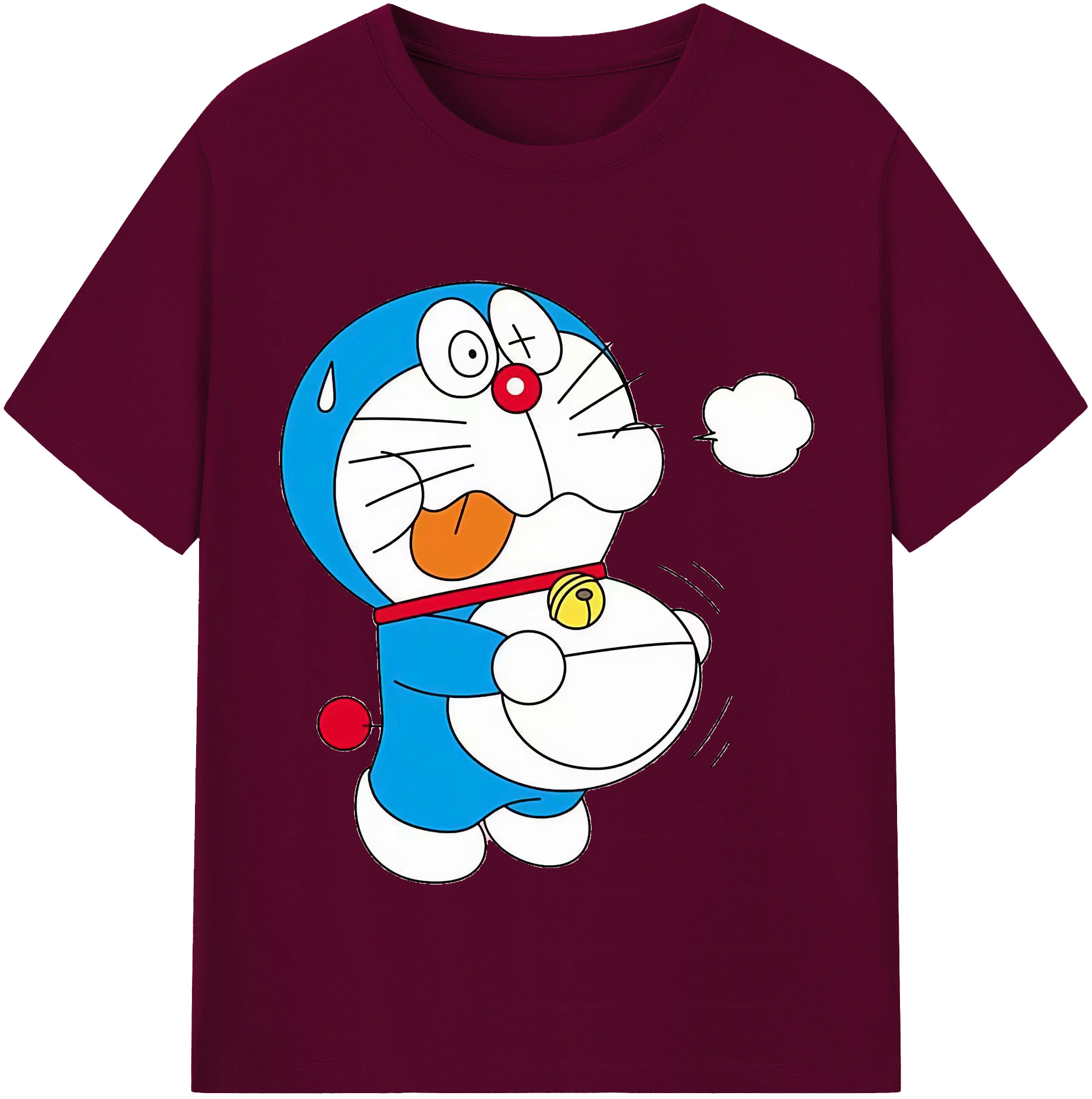 （画像用） ドラえもん Doraemon レディースカジュアルプリントTシャツ（綿100％）